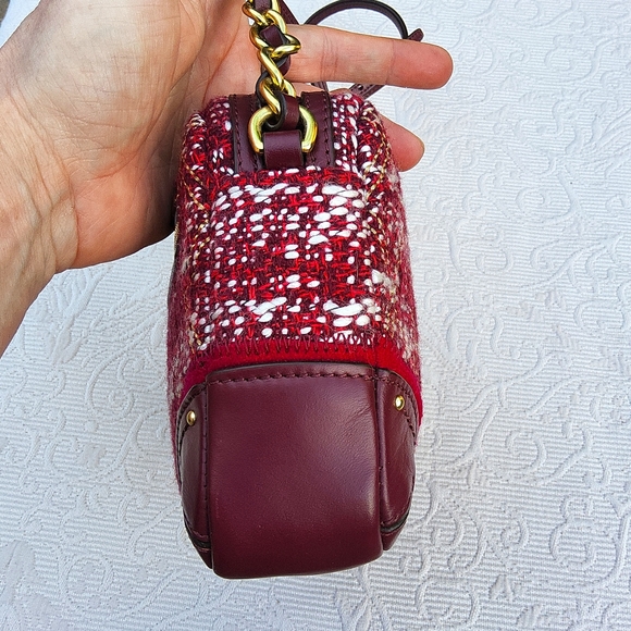 Coach Poppy Quilted Boucle Flight Bag - Perfect Condition - Picture 6 of 14